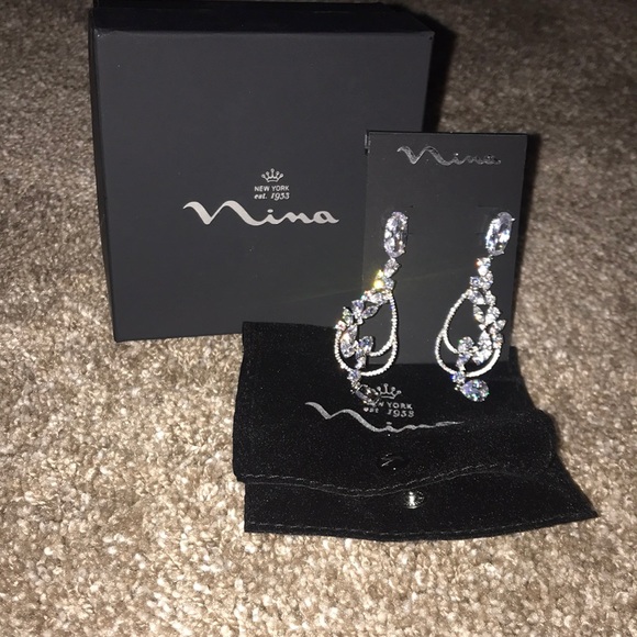 Nina Jewelry - SALE!!! Nina Swirl Drop Earrings. Never Worn